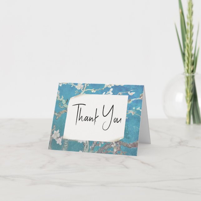 Carte Van Gogh Peinture Merci (Devant)