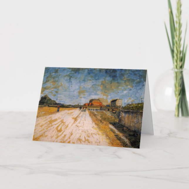 Carte Van Gogh Road à côté des Ramparts de Paris (Devant)