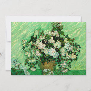 Carte Van Gogh - Roses blanches