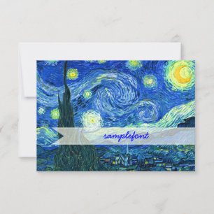 Carte van gogh starry night