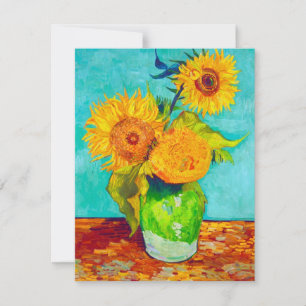 Carte Van Gogh Sunflowers