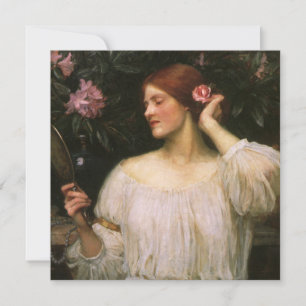 Carte Vanité par John William Waterhouse