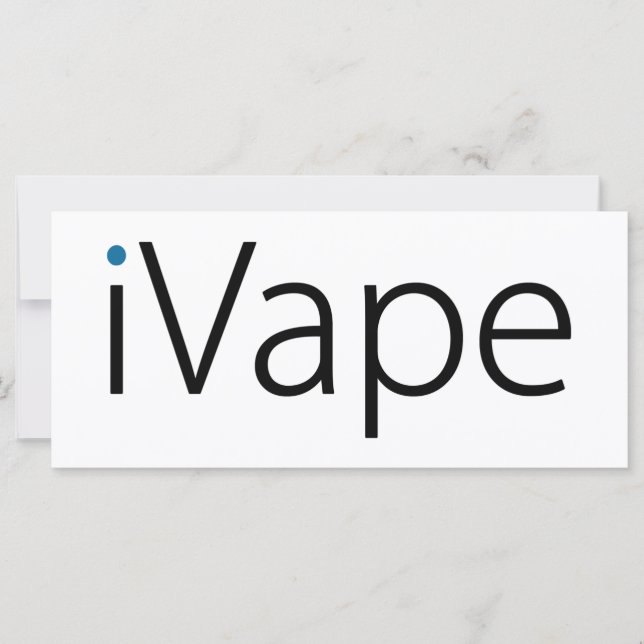 Carte Vapeur de cigarettes électroniques Vaping iVape (Devant)