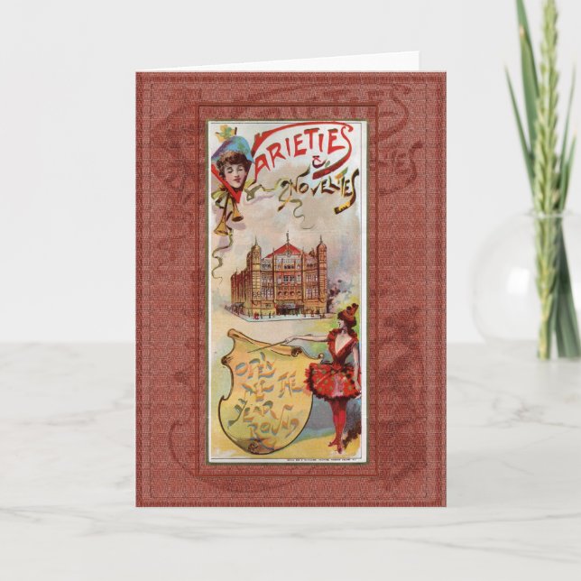 Carte Variétés et nouveautés (Devant)