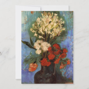 Carte Vase avec des Œillets de Vincent van Gogh