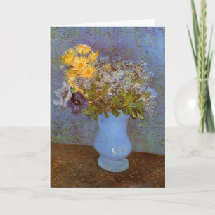 Carte Vase avec lilas et marguerites de Vincent van Gogh