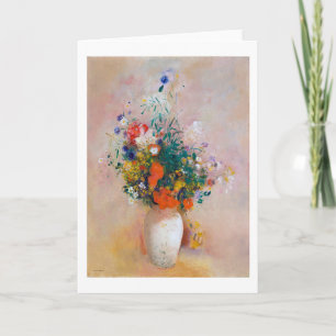 Carte Vase de fleurs, Redon