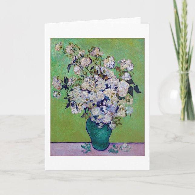 Carte Vase de Roses, Vincent van Gogh (Devant)