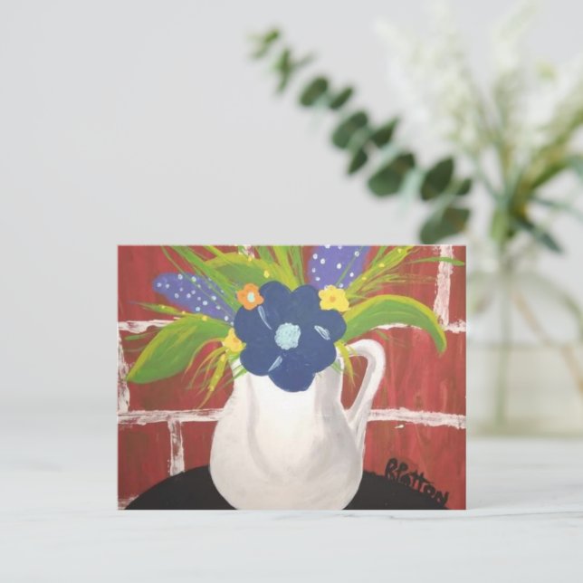 Carte Vase en brique 5x7 (Debout devant)