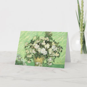 Carte Vase with Roses - Van Gogh