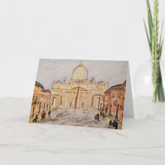 Carte Vatican Greeting Card