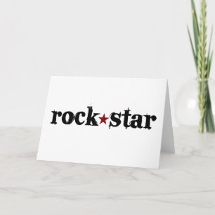 Carte Vedette du rock
