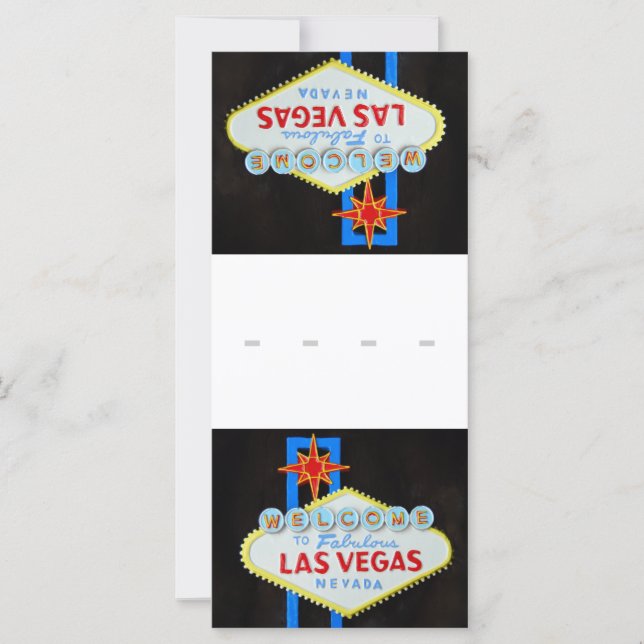 Carte Vegas Casino cadre de la fête (Devant)
