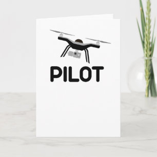 Carte Véhicule aérien téléguidé pilote d'UAV du bourdon