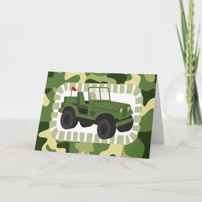 Carte Véhicule militaire (Devant)