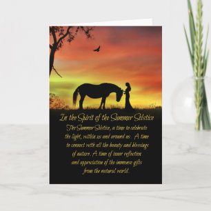 Carte Veille de la Saint-Jean Litha Solstice d'été