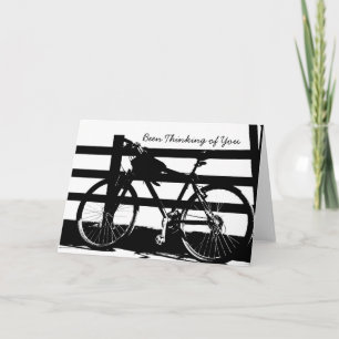 Carte Vélo/Black&White Thinking of You