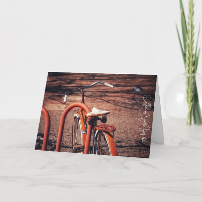 Carte Vélo orange (Devant)