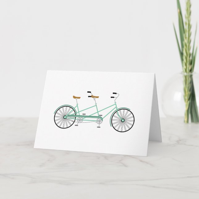 Carte Vélo Tandem (Devant)