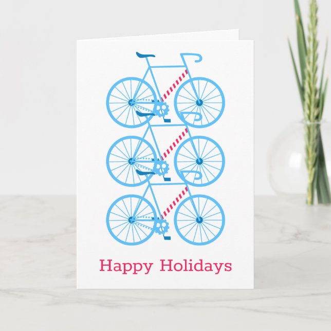 Carte Vélos Blue Holiday (Devant)