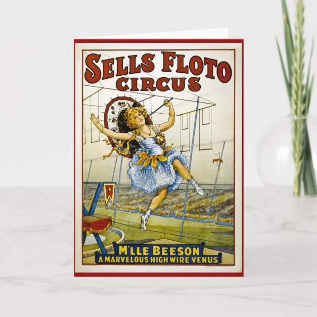 Carte Vend Floto 1921 - M'lle Beeson (Devant)