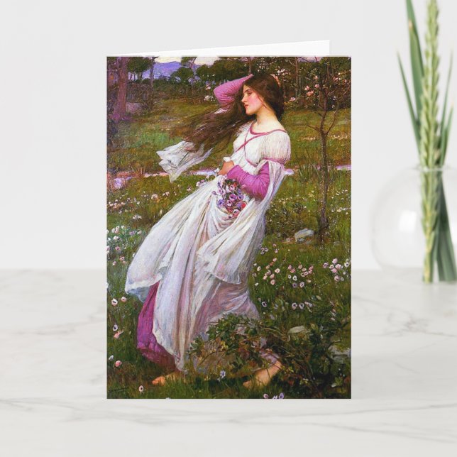 Carte Vent balayé par John William Waterhouse (Devant)