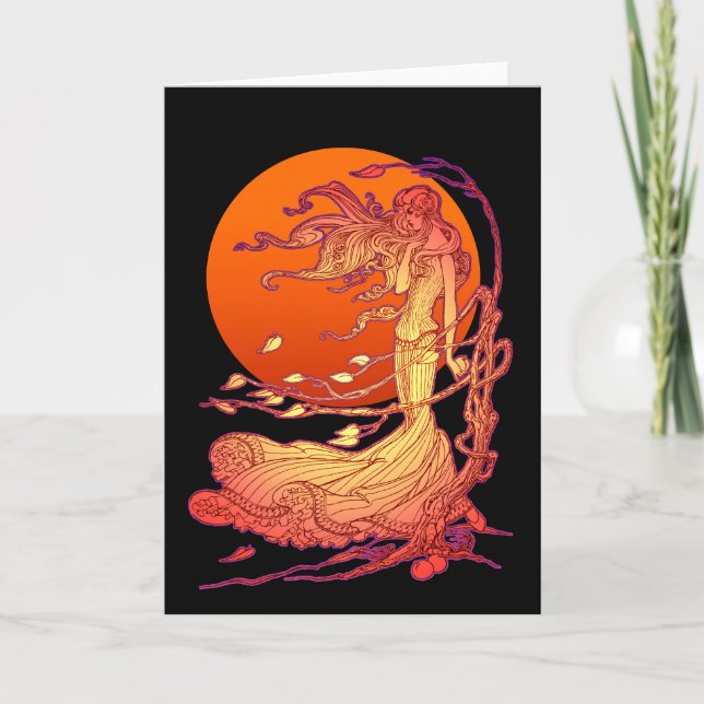 Carte Vent de Halloween (Devant)