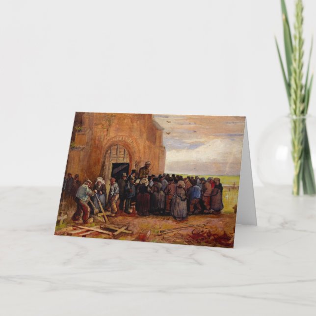 Carte Vente de débris de bâtiment par Vincent van Gogh (Devant)