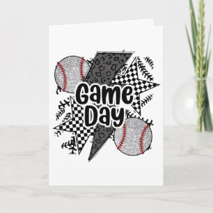 Carte Vente Rétro Jeu Jour Damier Léopard Vente Maman Mo