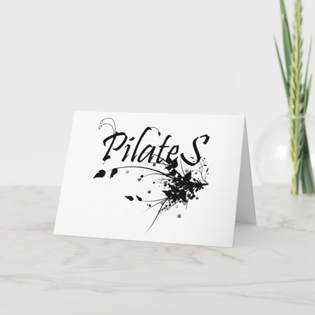 Carte Ventilateur de la méthode Pilates ! Pilates Art (Devant)