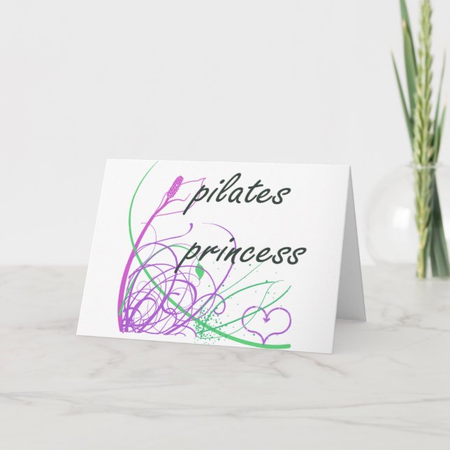 Carte Ventilateur de la méthode Pilates ! Pilates cadeau (Devant)