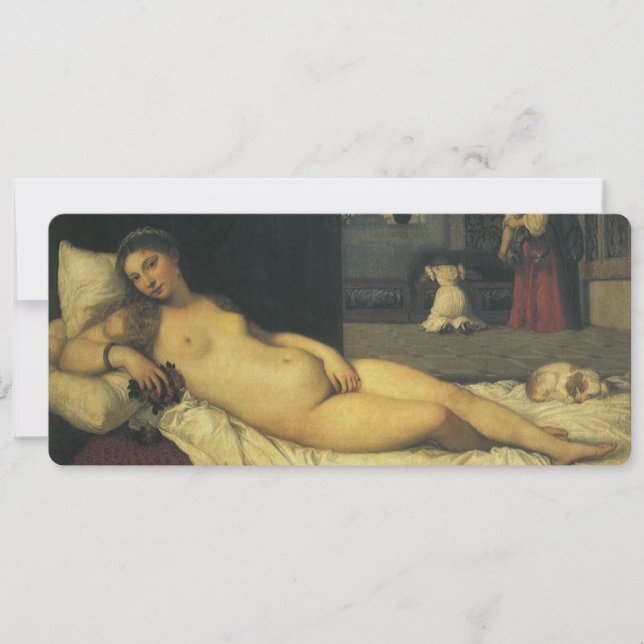 Carte Vénus d'Urbino par Titien, Art Renaissance (Devant)