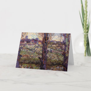 Carte Verger en fleurs, Arles de Vincent van Gogh