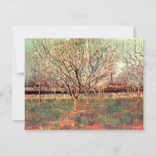 Carte Verger en fleurs, Pruniers de Vincent van Gogh