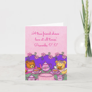 Carte Véritable Ami-Amour tout le temps~Bears Party~Écri