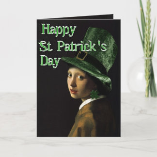 Carte Vermeer Pearl Écouter Clover St Patrick's Day