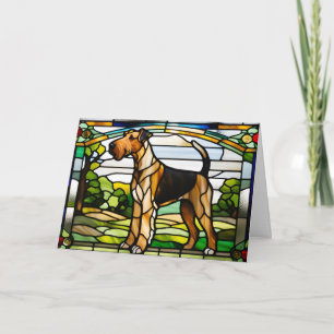 Carte Verre Airedale Mignon