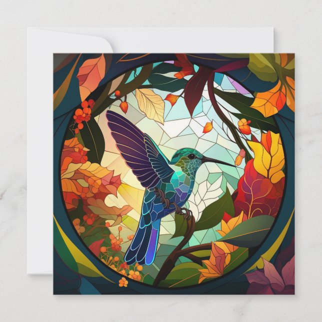 Carte Verre de protection d'oiseaux (Devant)