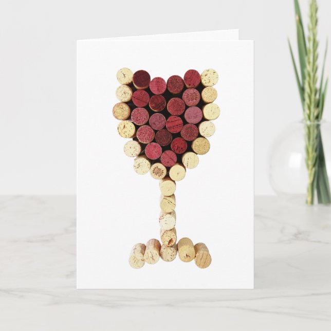 Carte Verre de vin de liège (Devant)