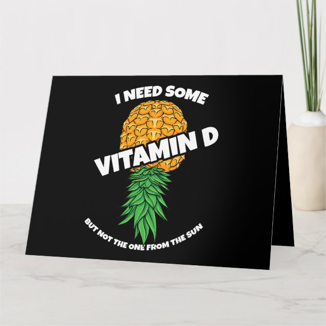 Carte Vers Le Bas Ananas J'Ai Besoin D'Une Boucle De Vit (Devant)