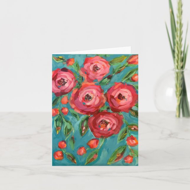 Carte Vers le haut Rose (Devant)