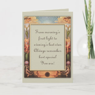 Carte Verse encadré CC0196 Anniversaire