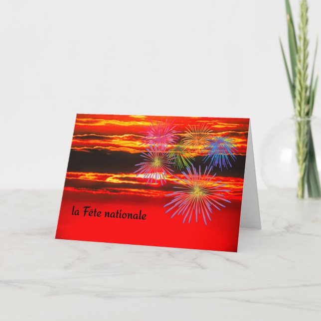 Carte Version française du 14 juillet (Devant)