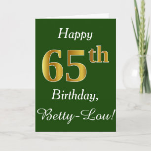 Carte Vert, anniversaire d'or de Faux soixante-cinquième