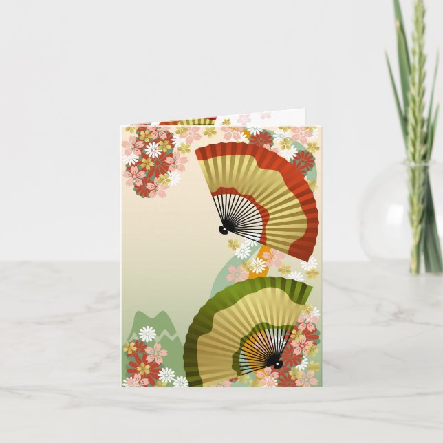 Carte Vert japonais de la fan 3 (Devant)