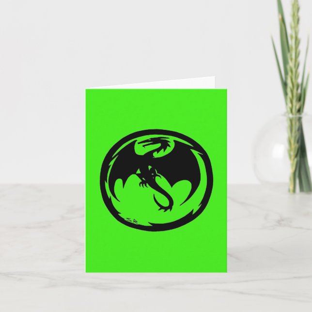 Carte verte Black Dragon (Devant)