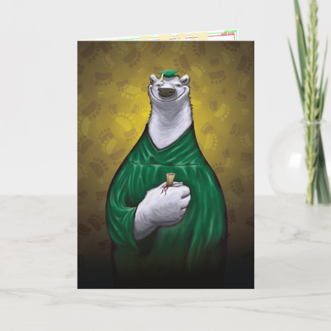 Carte verte de graduation de l'ours polaire (Devant)