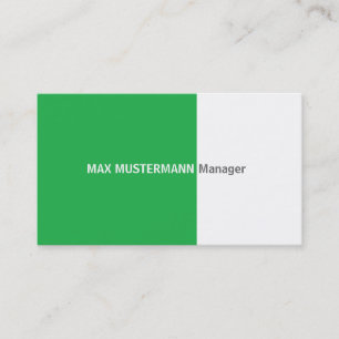 Carte verte de visite