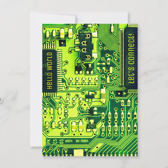 Carte verte PCB, circuit imprimé de pièces électro (Devant)
