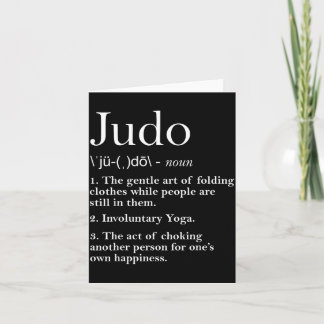 Carte Vêtement enfant homme Judoka Définition du judo